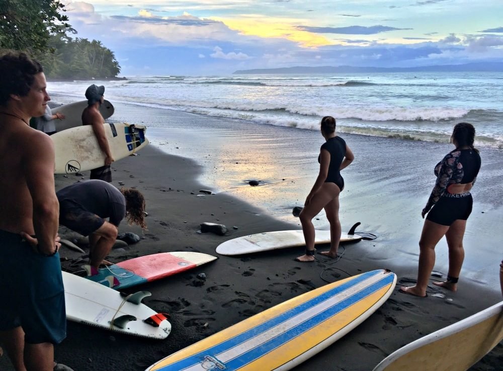 Surfing in Costa Rica